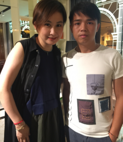 湯寶如合影