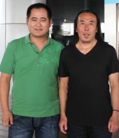 翟鴻燊與陳志合影